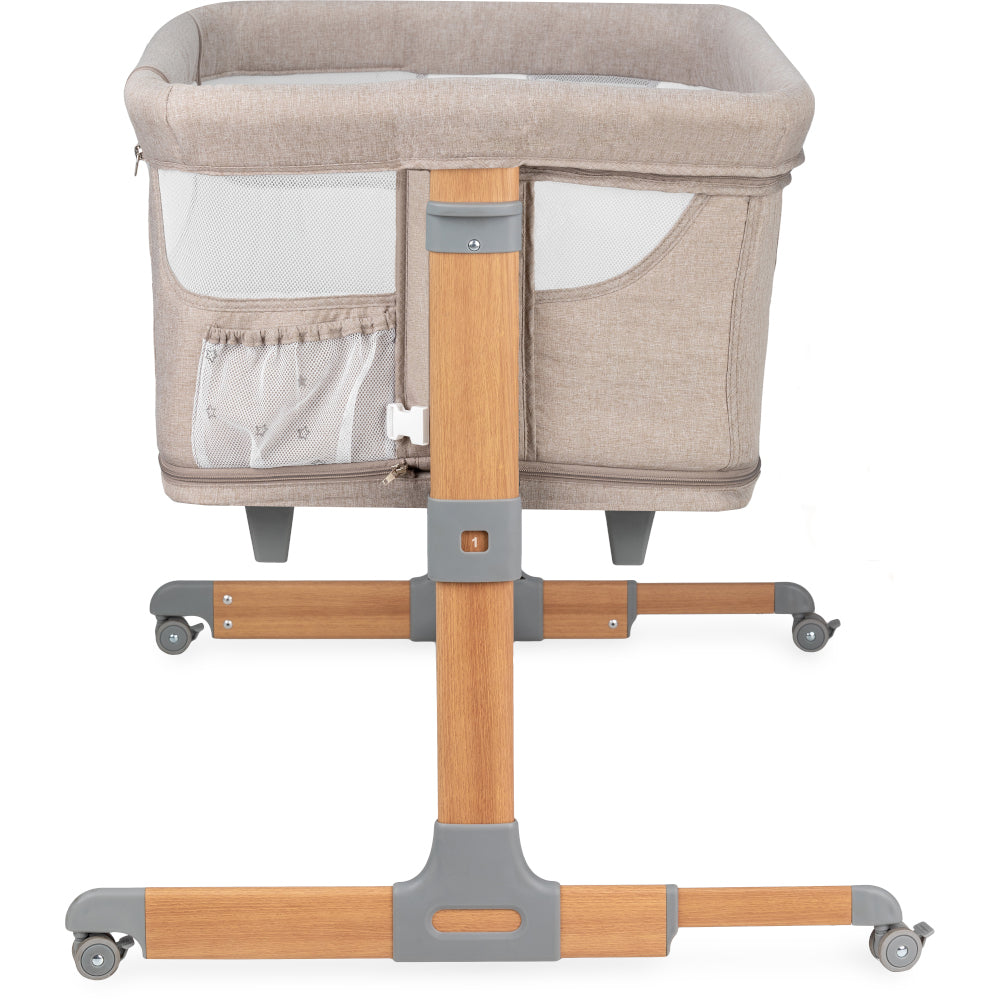 MoMi SMART BÄDD, 4-i-1 Bedside Crib, Beige