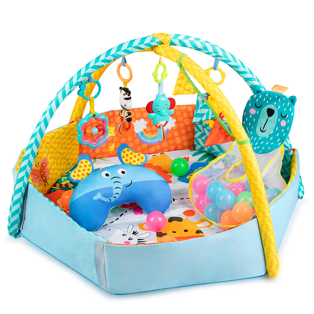 MoMi MULTI, Babygym, bollhav och lekhage i ett