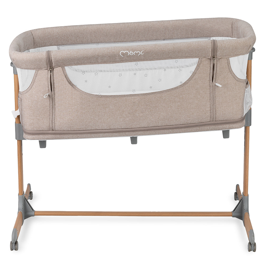 MoMi SMART BÄDD, 4-i-1 Bedside Crib, Beige