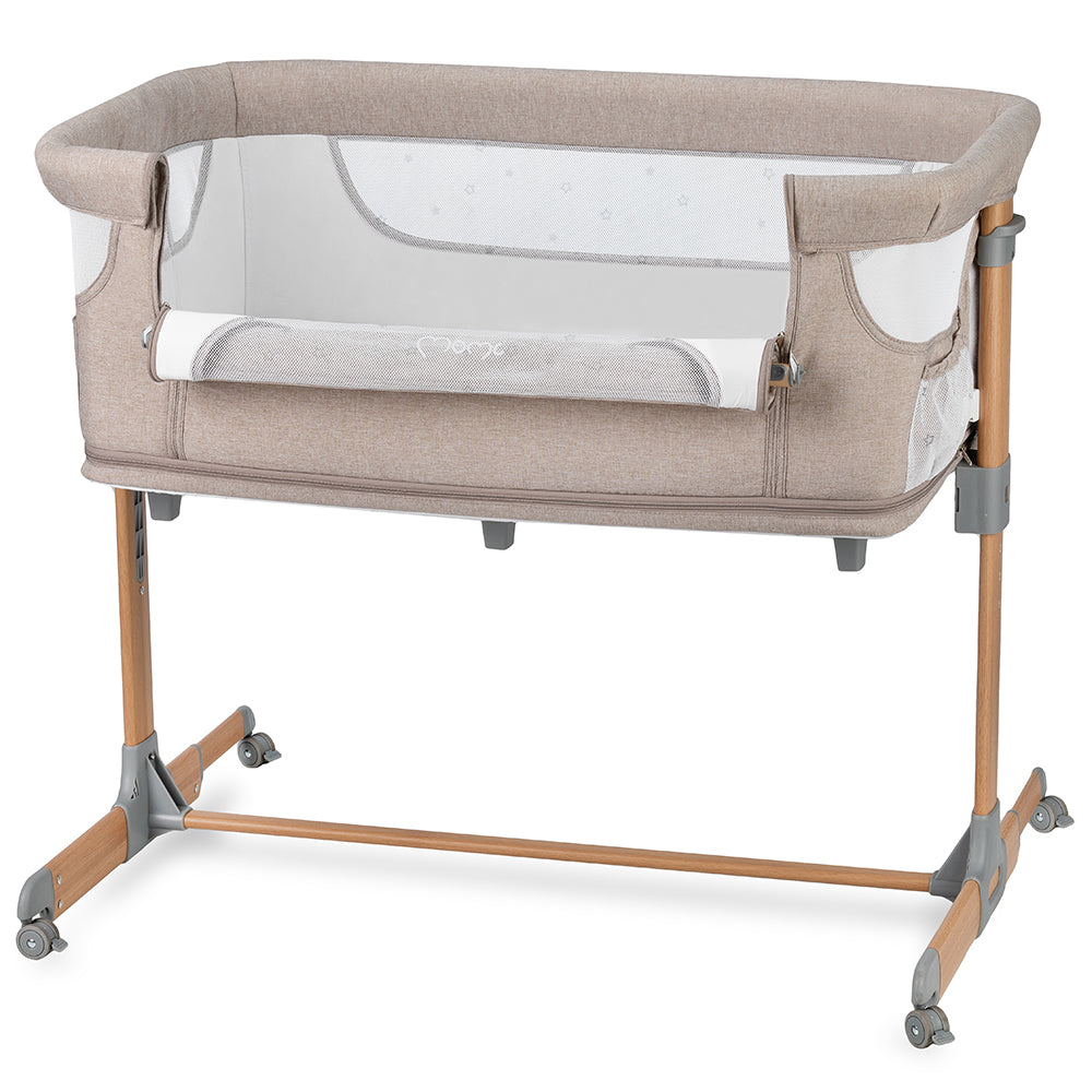 MoMi SMART BÄDD, 4-i-1 Bedside Crib, Beige