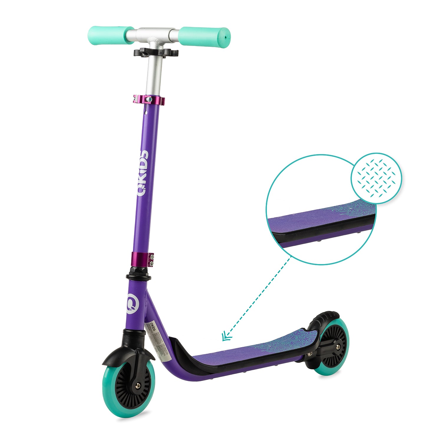 QKIDS BRO Sparkcykel, Lila
