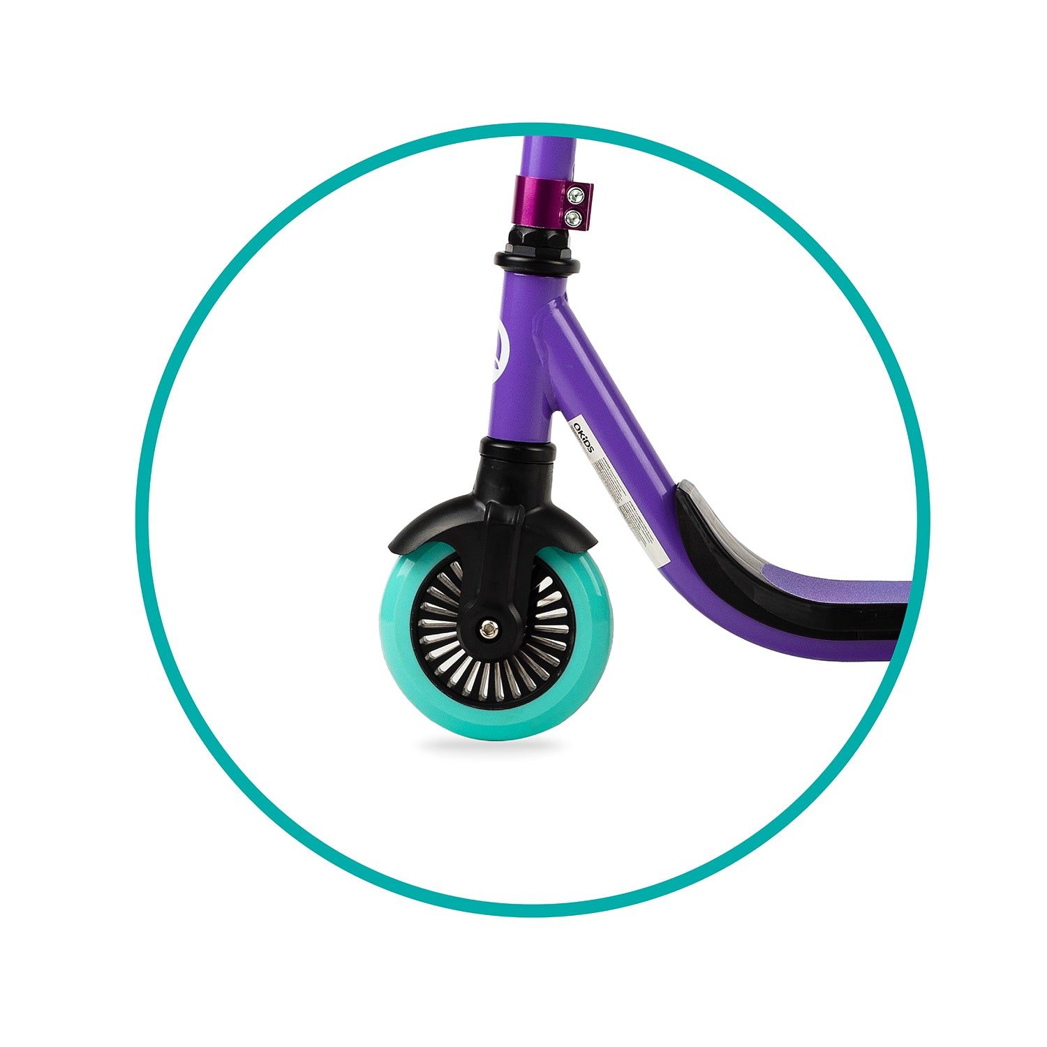 QKIDS BRO Sparkcykel, Lila
