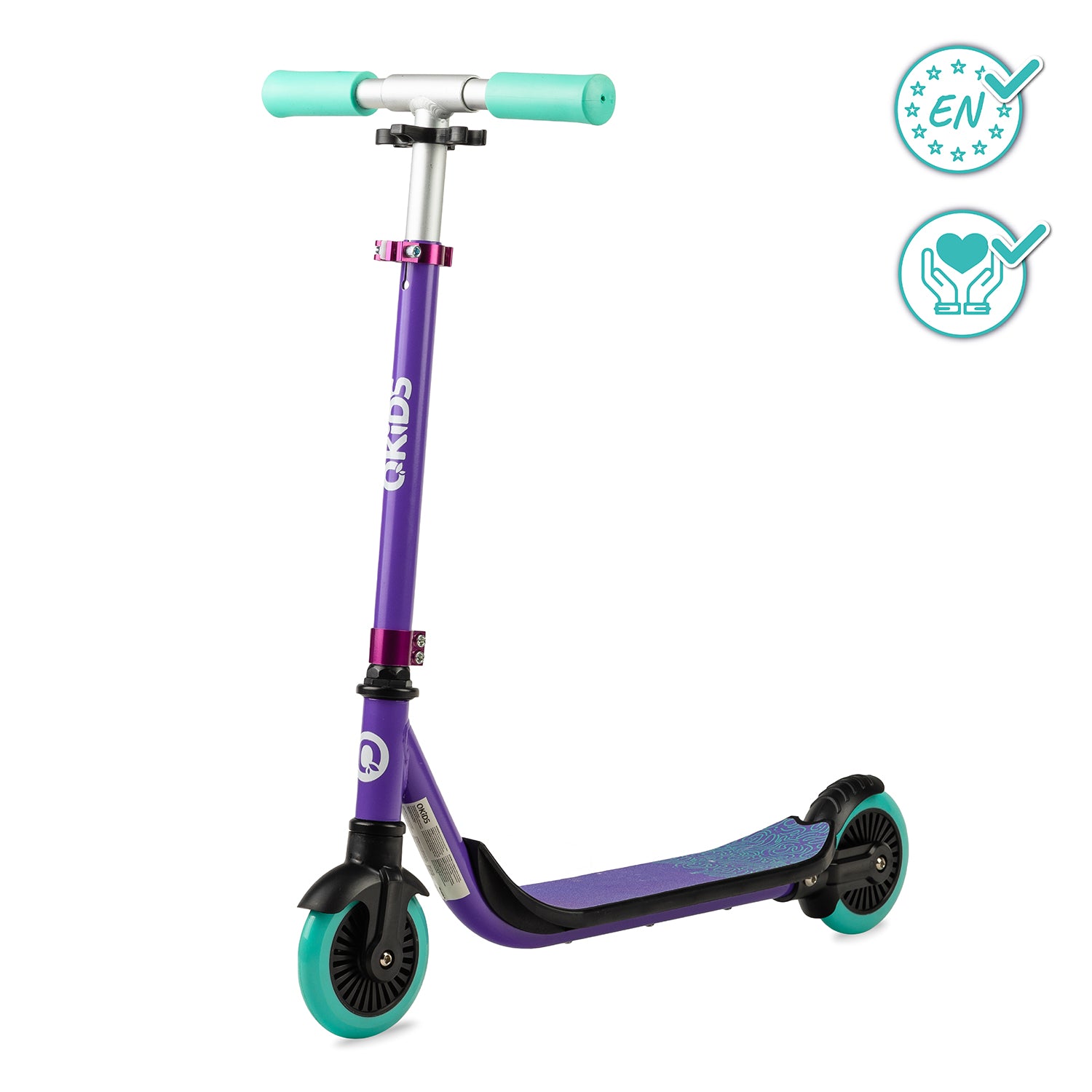 QKIDS BRO Sparkcykel, Lila