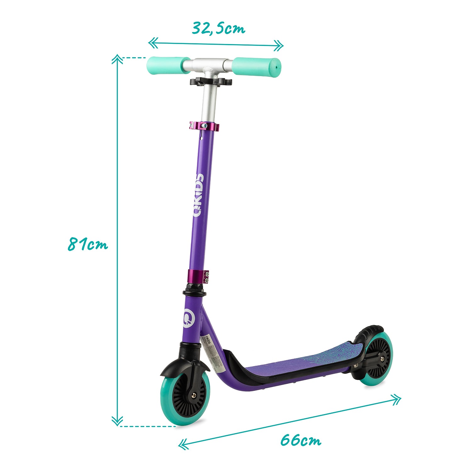 QKIDS BRO Sparkcykel, Lila