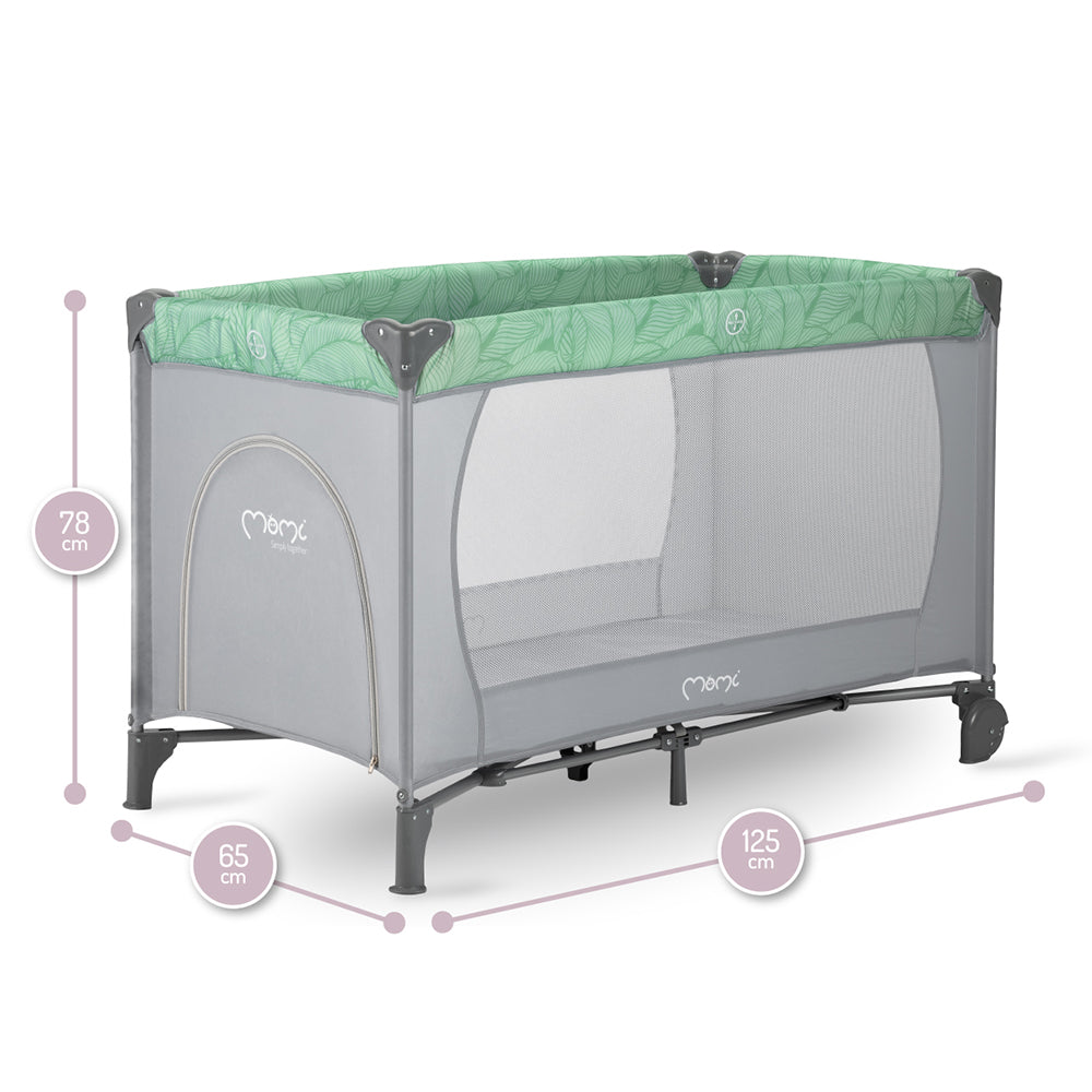 MoMi REVO Travel cot, Light grey