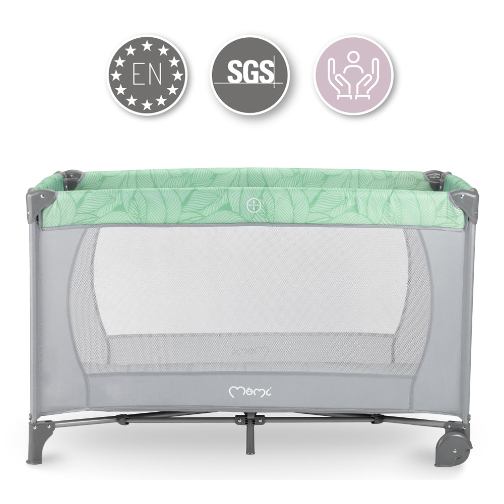MoMi REVO Travel cot, Light grey