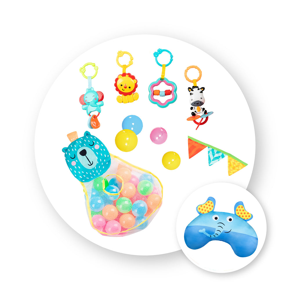 MoMi MULTI, Babygym, bollhav och lekhage i ett