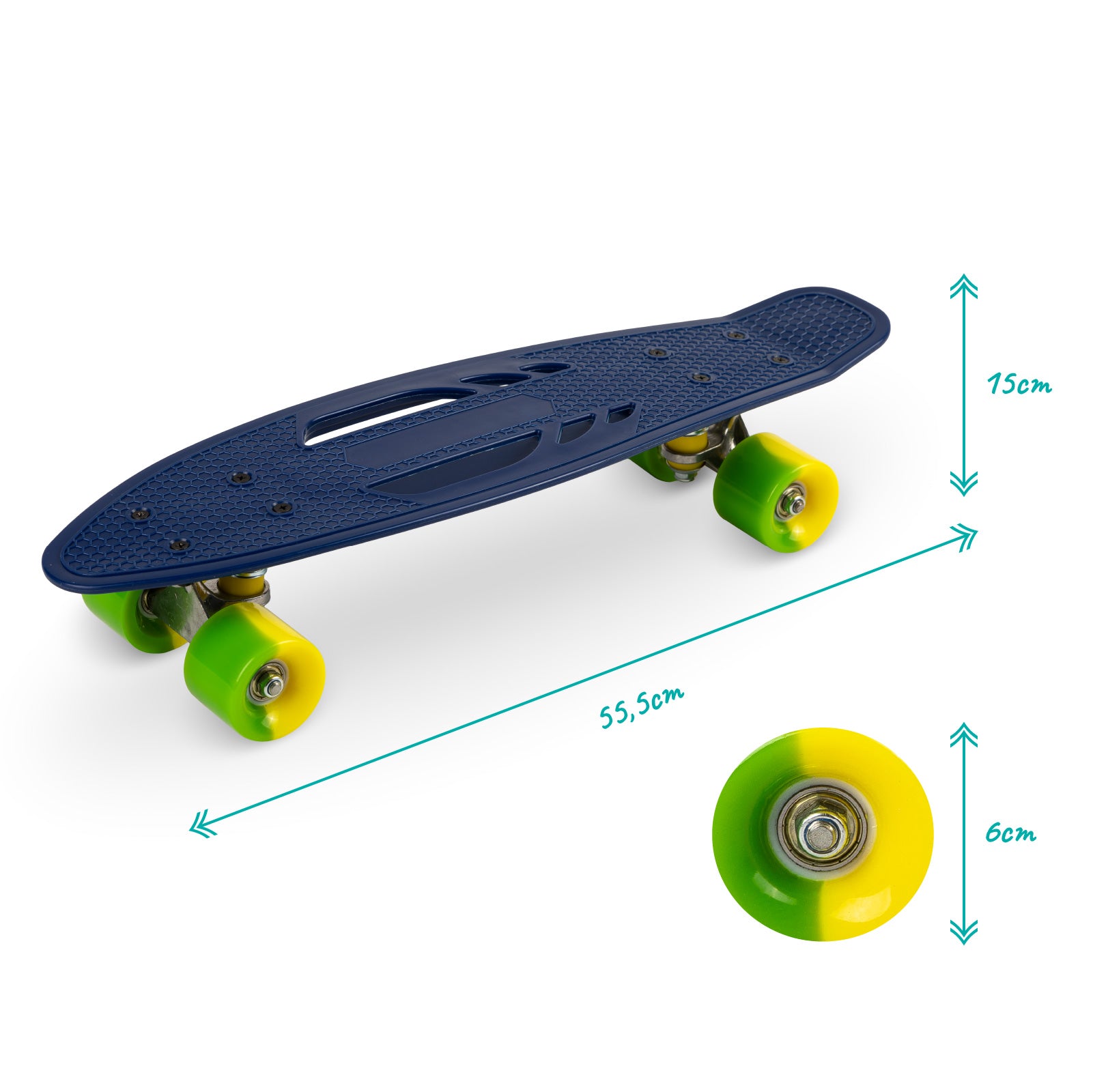 QKIDS GALAXY Skateboard, Blå