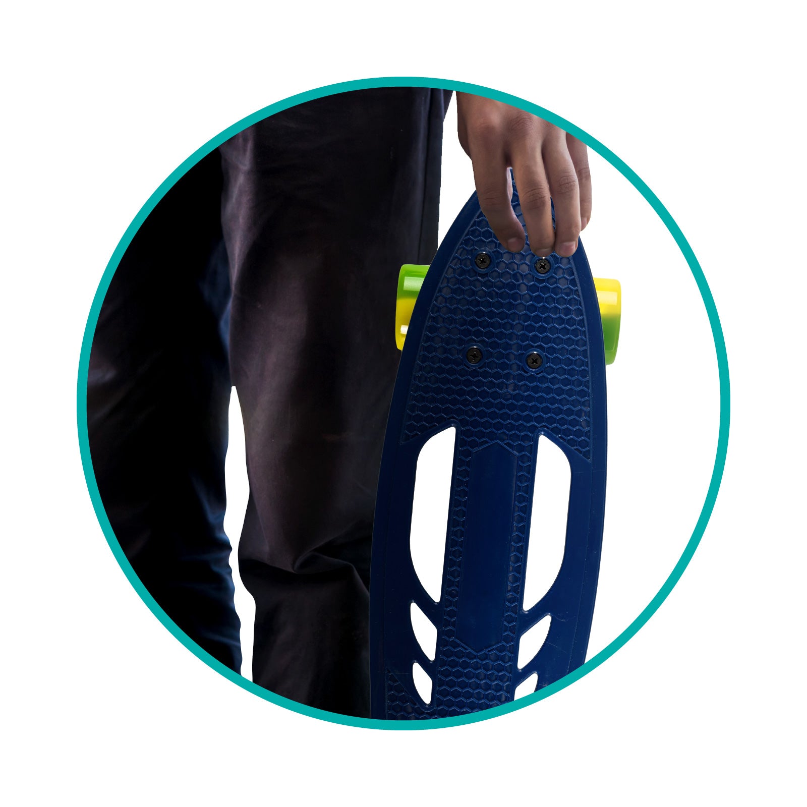 QKIDS GALAXY Skateboard, Blå