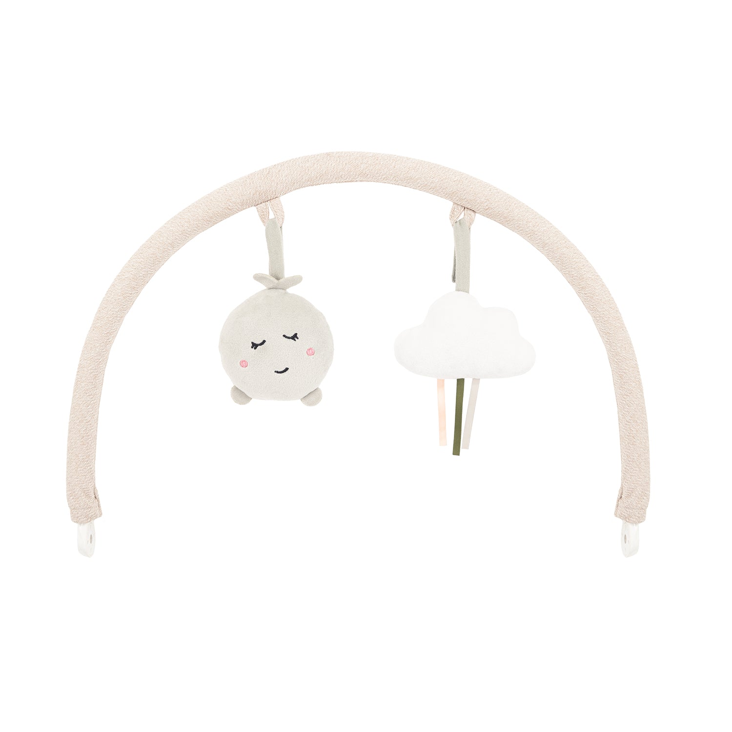 MoMi PEARL, Elektrisk babysitter med 360° rotation och Bluetooth Beige