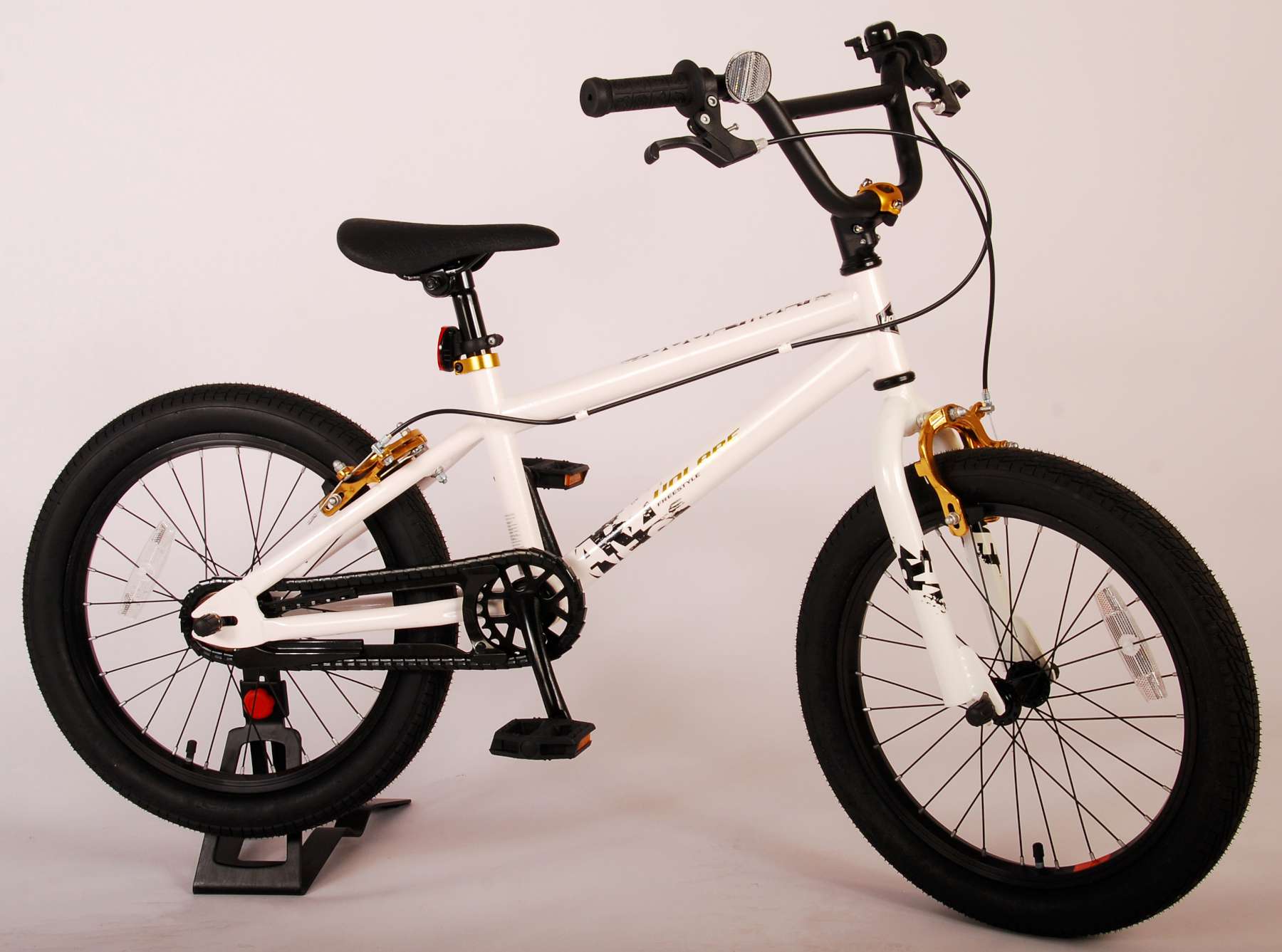 Volare Cool Rider Barncykel 18 tum, Vit