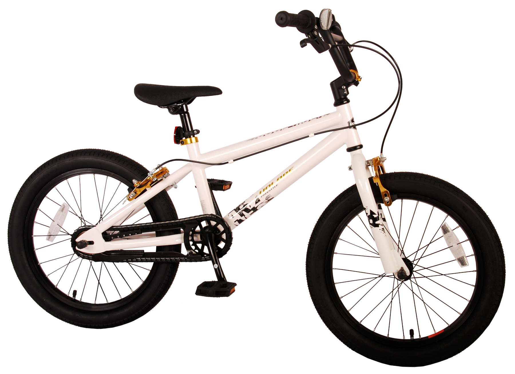 Volare Cool Rider Barncykel 18 tum, Vit