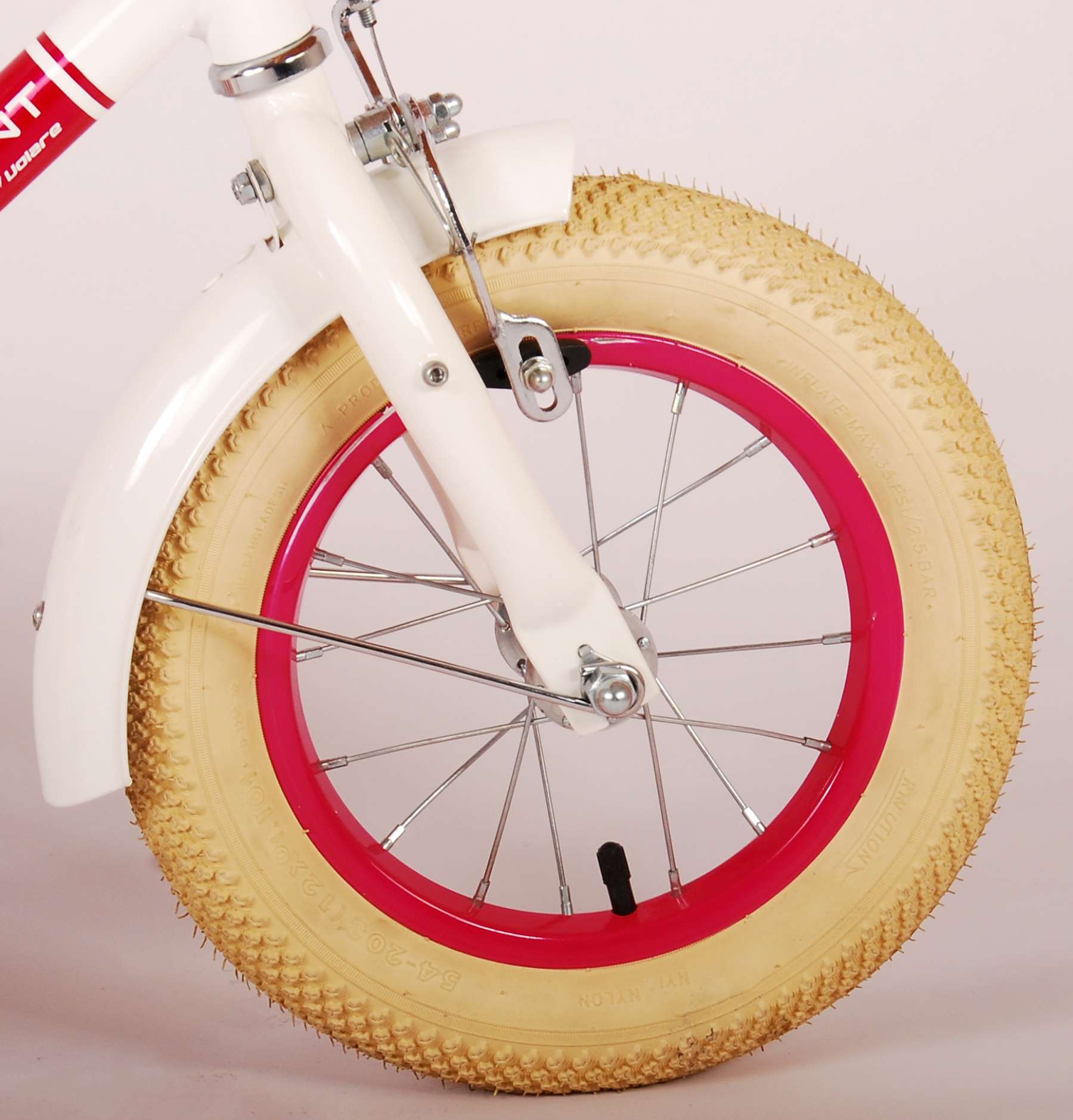 Volare Excellent Barncykel 12 tum, Vit