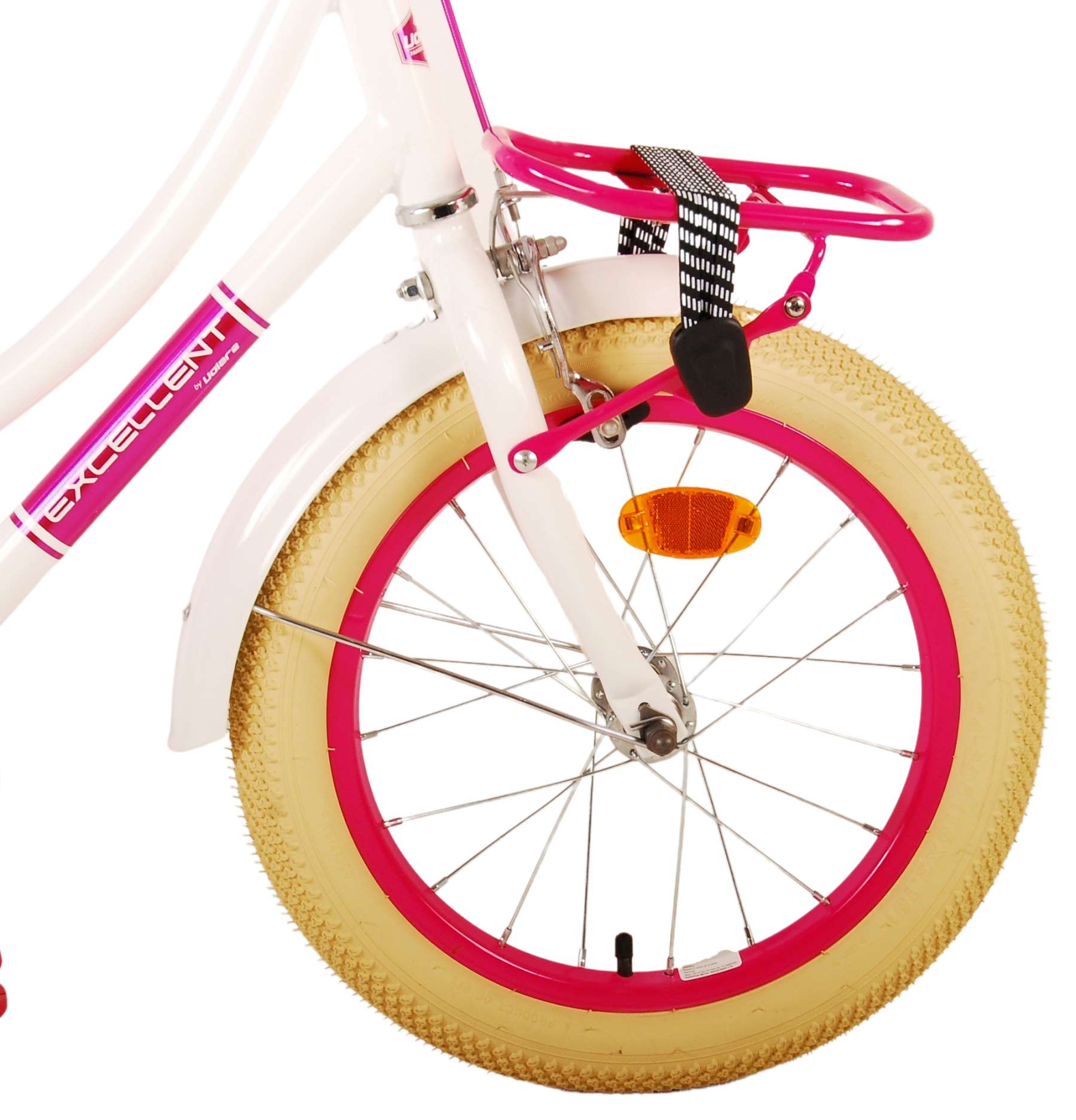 Volare Excellent Barncykel 16 tum, Vit
