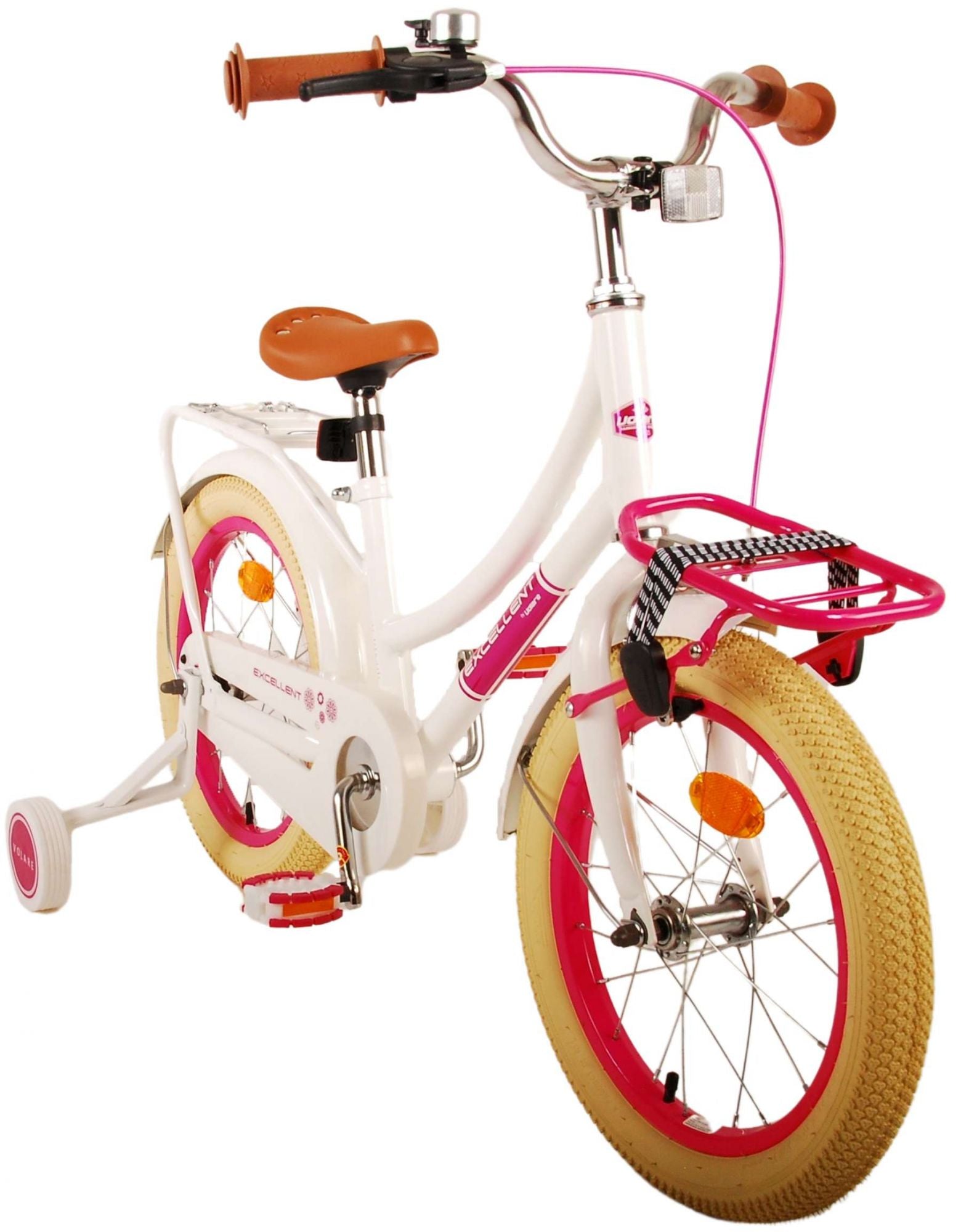 Volare Excellent Barncykel 16 tum, Vit