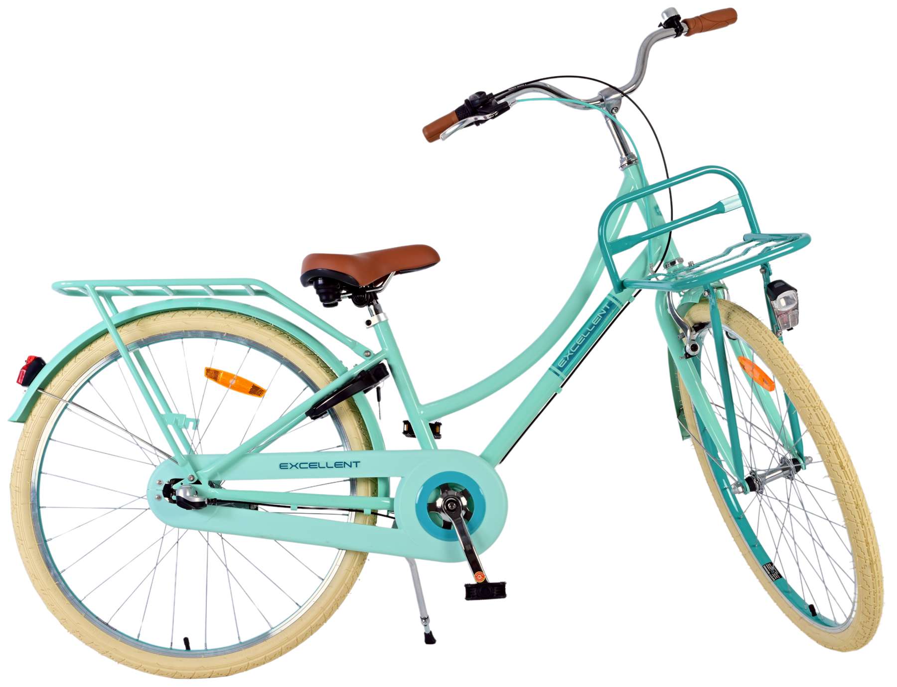 Volare Excellent Barncykel 26 tum, Grön 3 Växlar