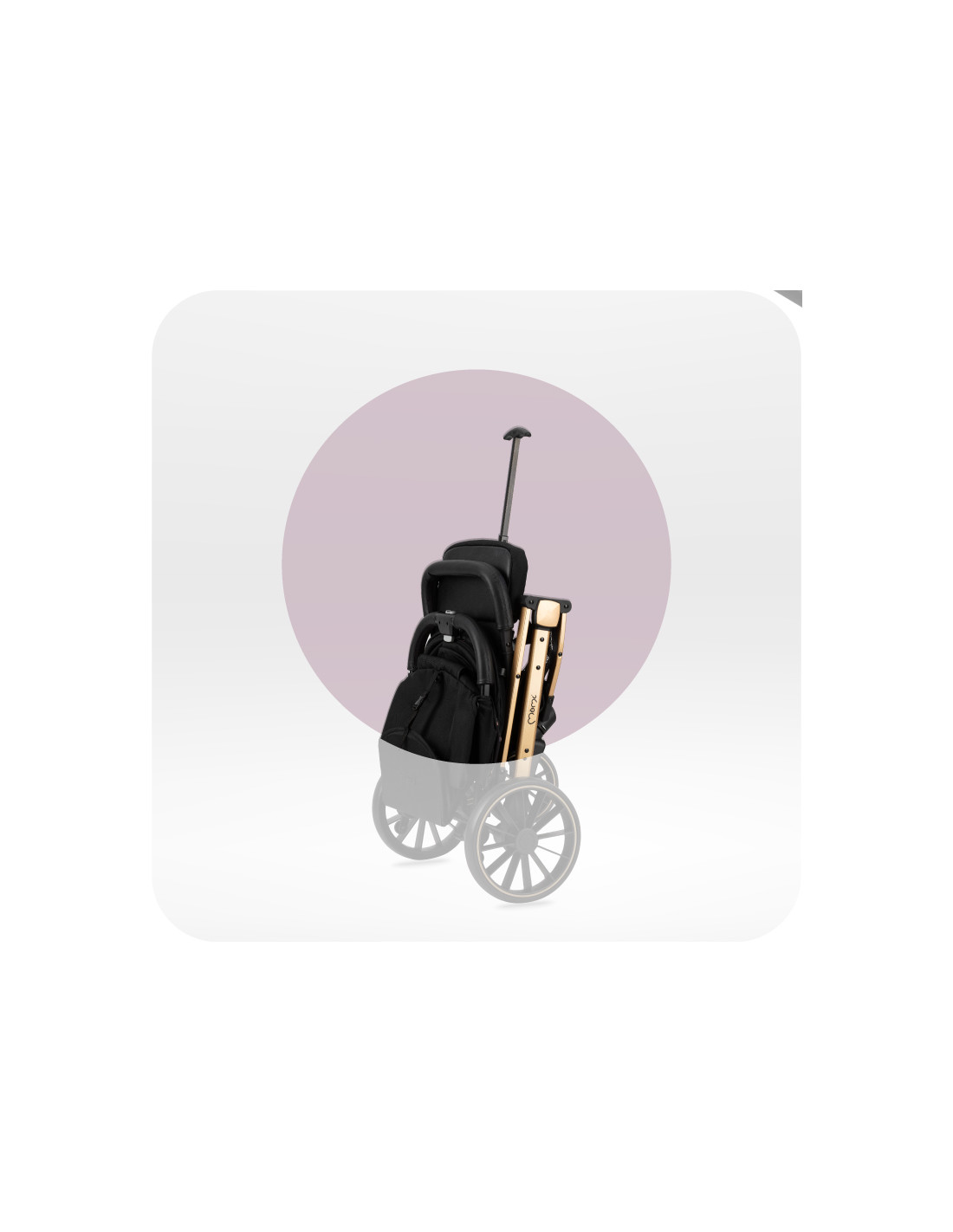 MoMi ESTELLE LIGHT PLUS Pram, Black