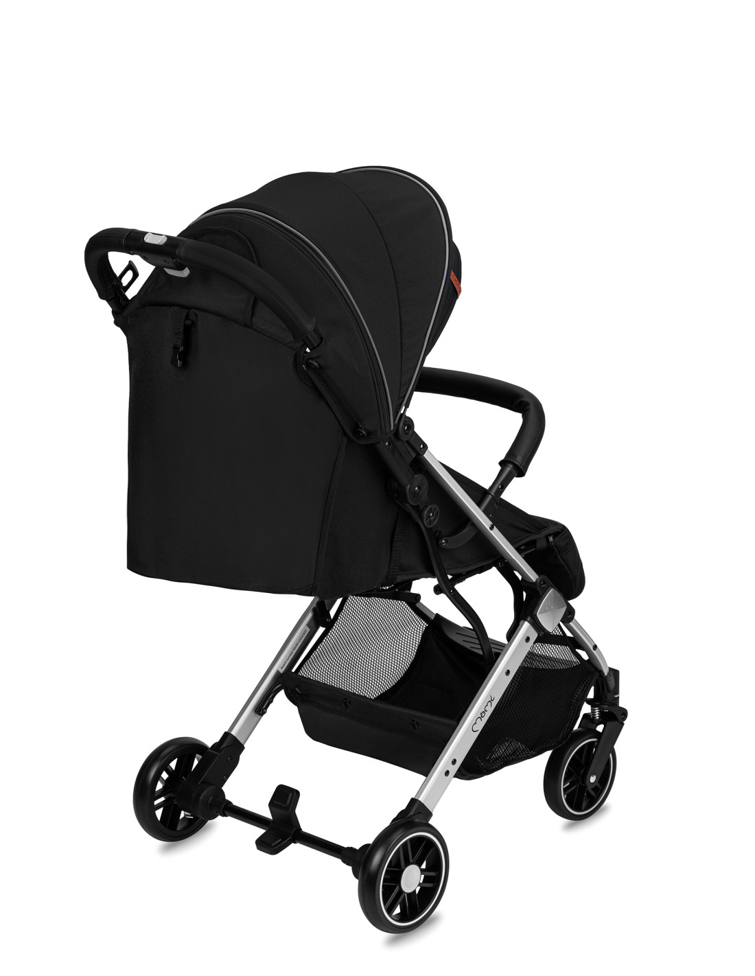 MoMi ESTELLE LIGHT Stroller, Black Silver