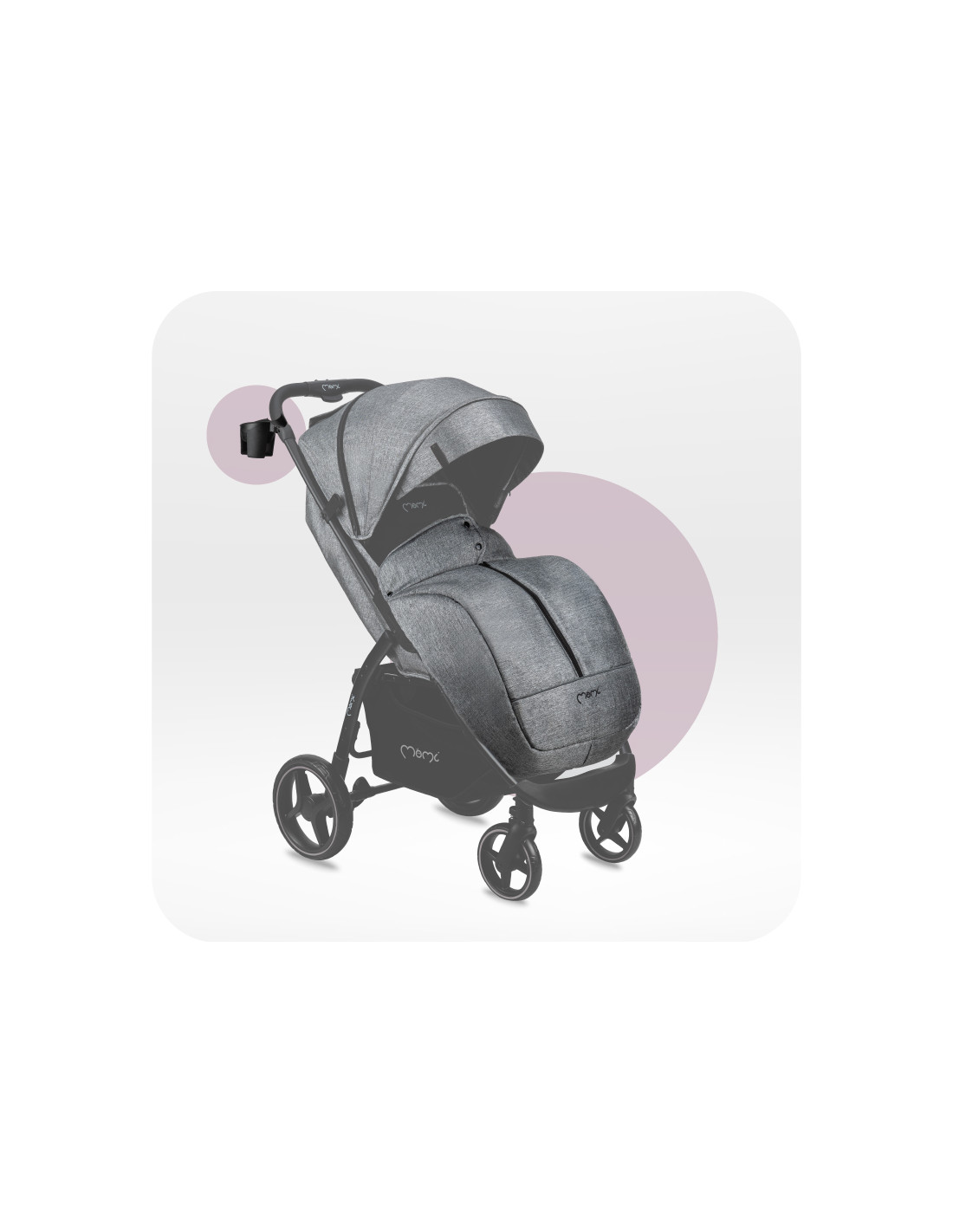 Momi MIYA EVA Pram, Grey