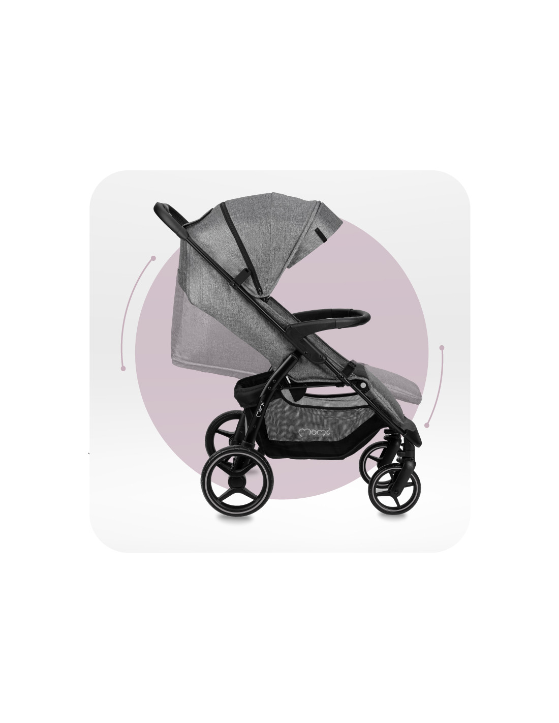 Momi MIYA EVA Pram, Grey