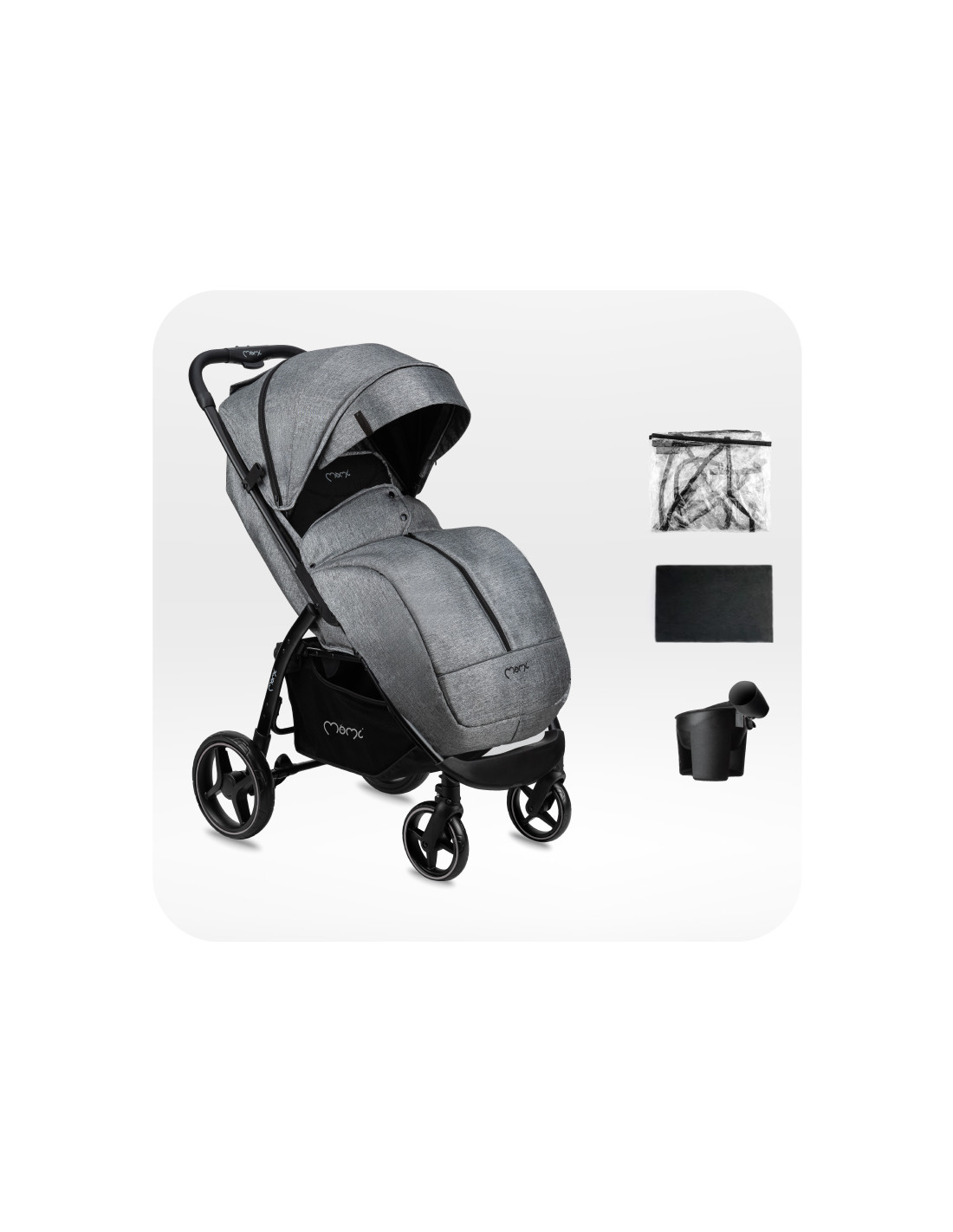 Momi MIYA EVA Pram, Grey