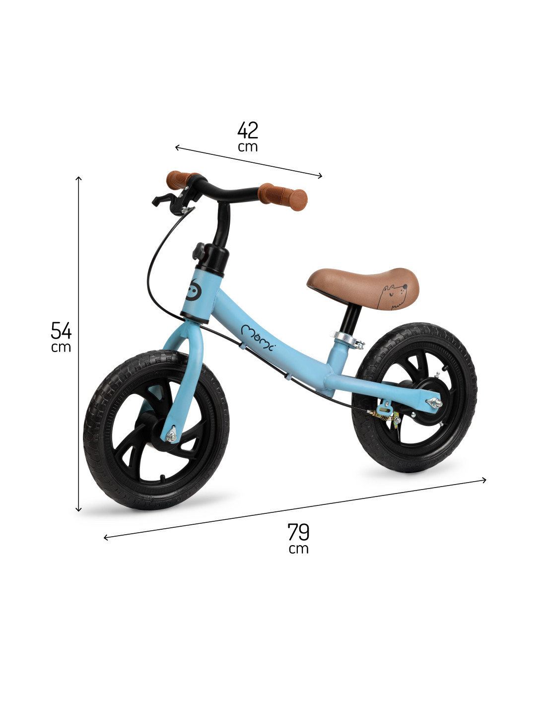 MoMi BREKI Balance bike, Blue