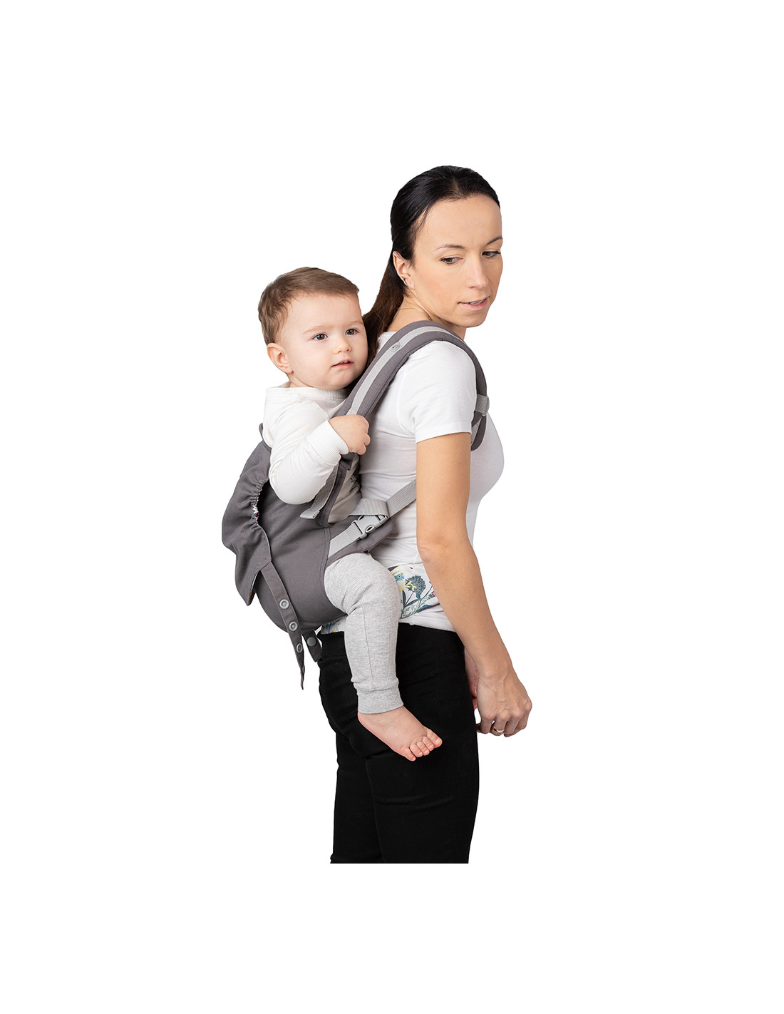 MoMi Collet Baby Carrier, Grey