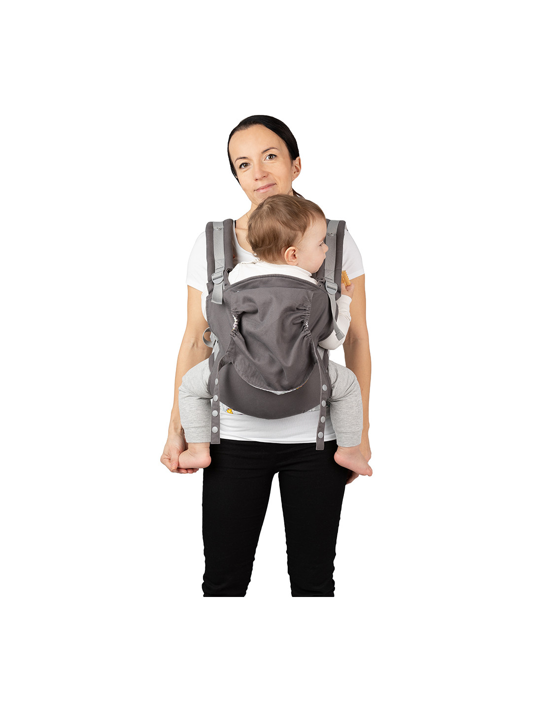MoMi Collet Baby Carrier, Grey