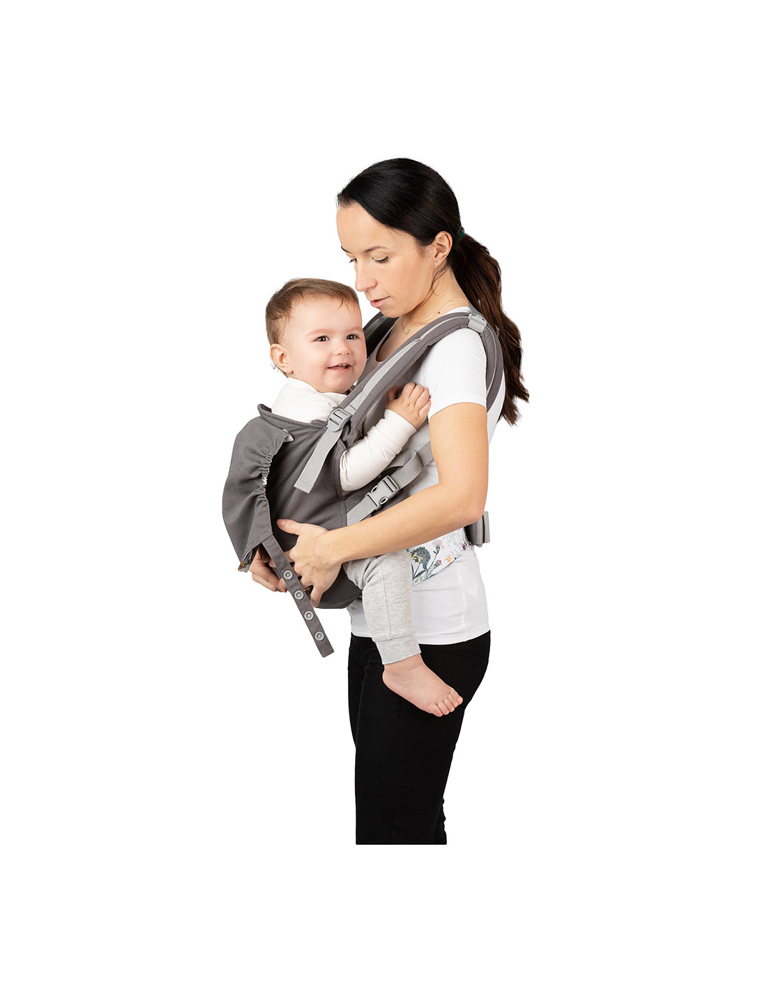 MoMi Collet Baby Carrier, Grey