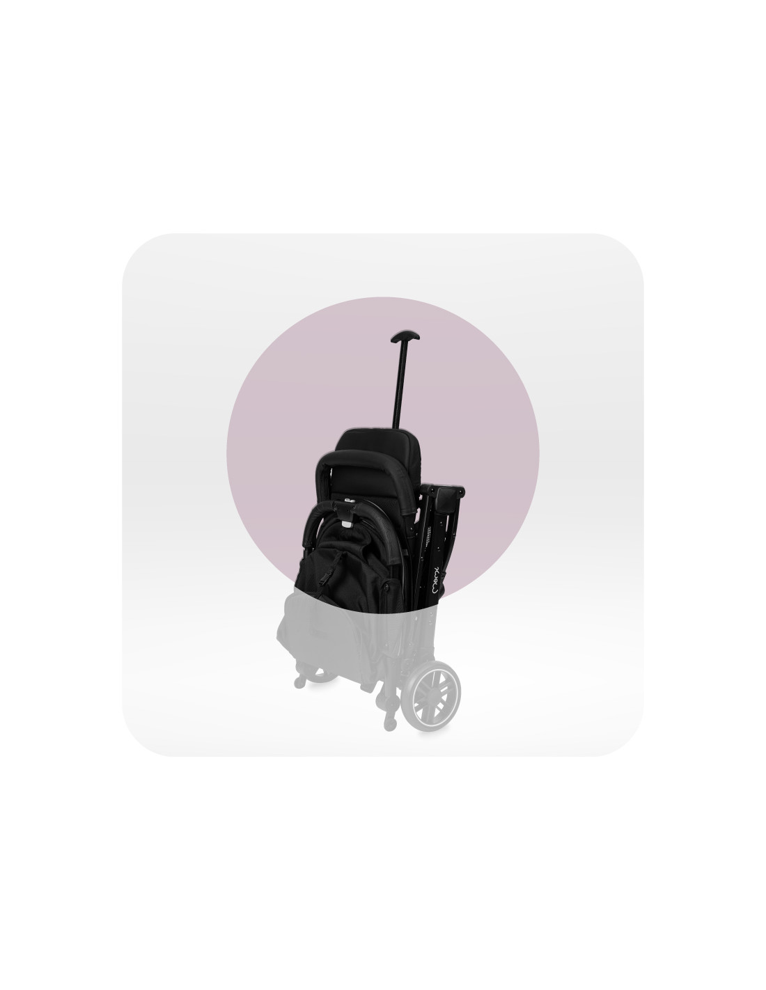 MoMi ESTELLE LIGHT Stroller, Black