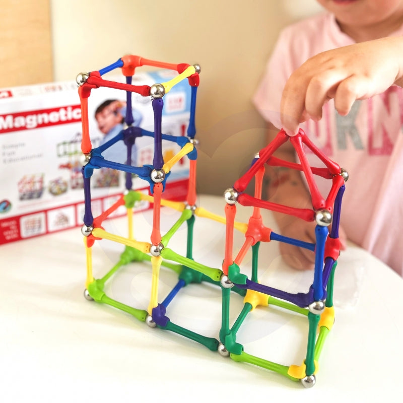WOOPIE Magnetic Construction Blocks Pussel 110 pieces_8PCS
