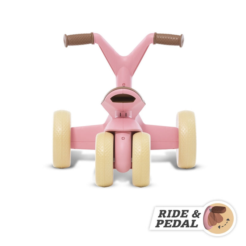 BERG GO2 Gokart Ride On Bike 2in1 Retro Rosa