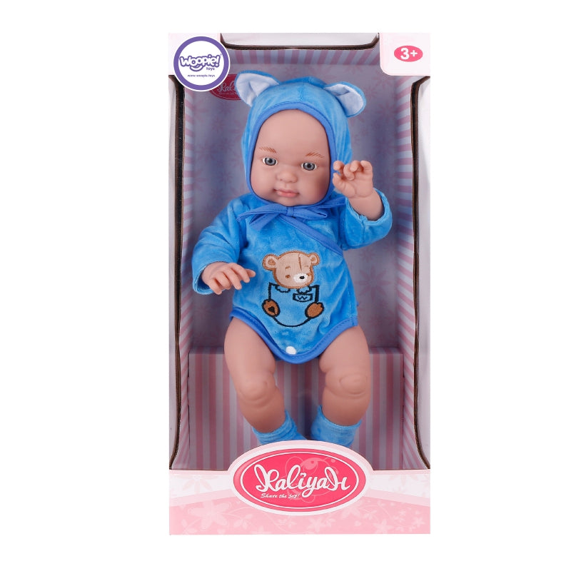 WOOPIE ROYAL Babydocka i teddybjörnskläder 46 cm