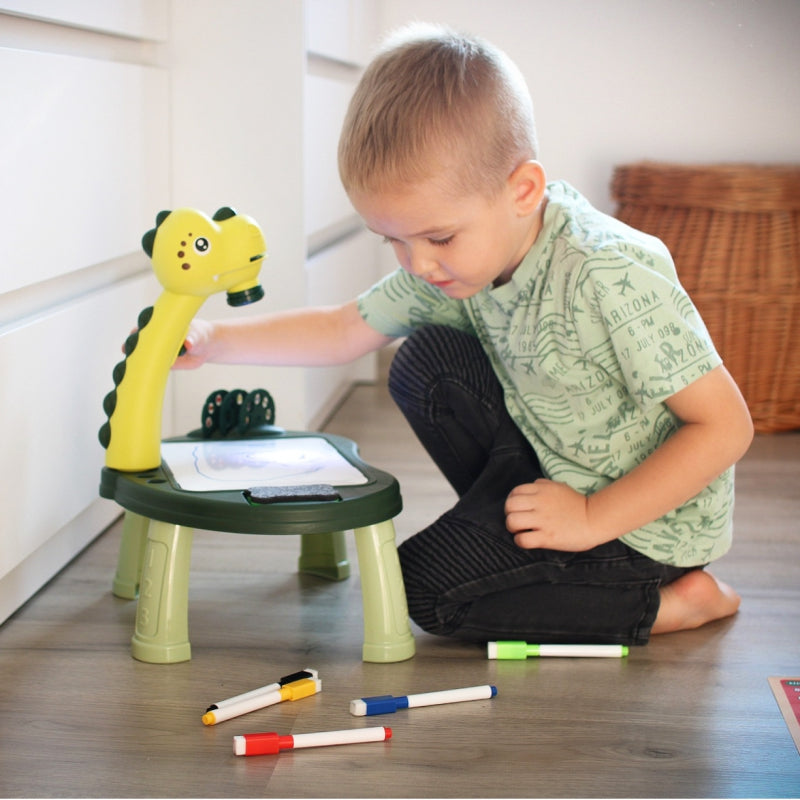 WOOPIE ritbräda dinosaurieprojektor 24 mönster + 2 spel