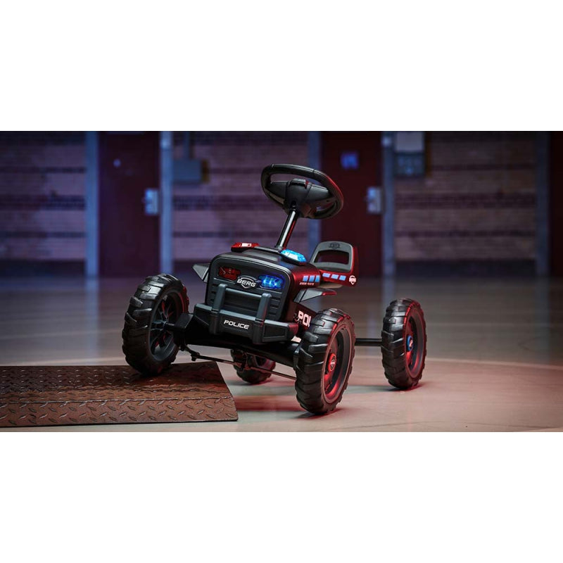 BERG Buzzy Police pedal gokart 2-5 år upp till 30 kg Ljud + Ljus