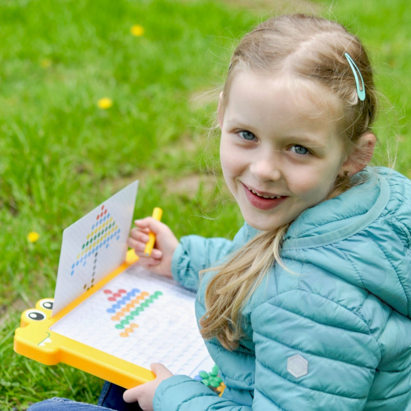 WOOPIE Magnetkort för barn Montessori MagPad Dinosaurie