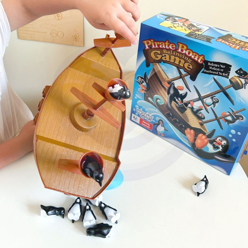 WOOPIE Penguin Pirate Ship Arcade Game