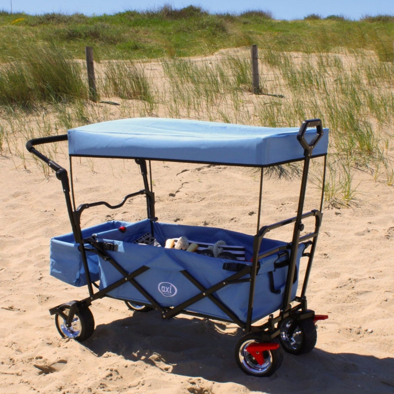 AXI Folding Beach Barnvagn med takbroms och väska 80Kg