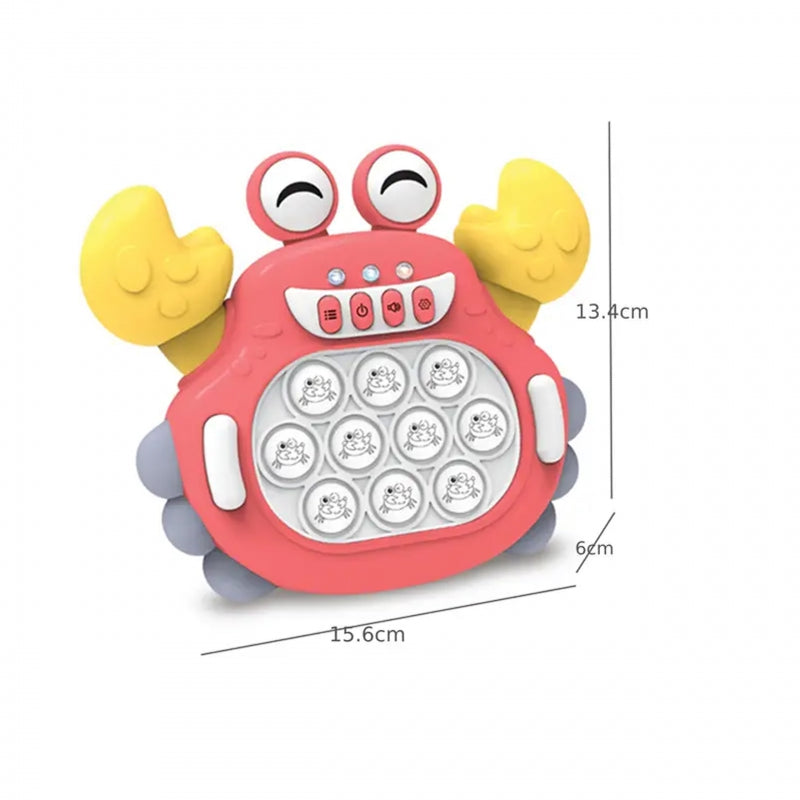 WOOPIE POP IT Spel Elektronisk Anti-stress Arcade Red Crab
