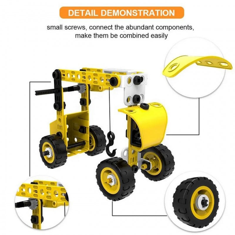 WOOPIE Vehicles Construction Set 8in1 STEAM Blocks