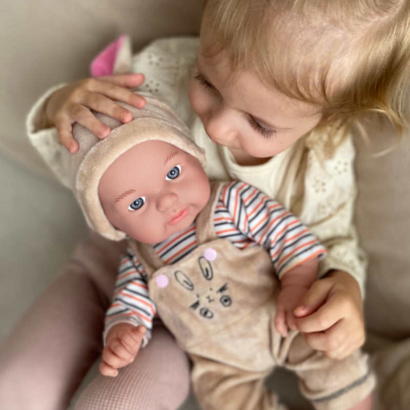 WOOPIE ROYAL Babydocka i kaninkläder 46 cm
