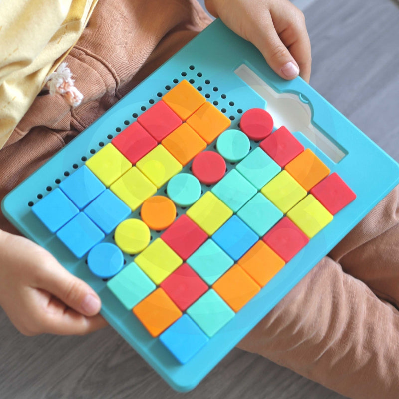 WOOPIE Magnetic Puzzle 2in1 Magnetic Drawing Creative Board 112 st.