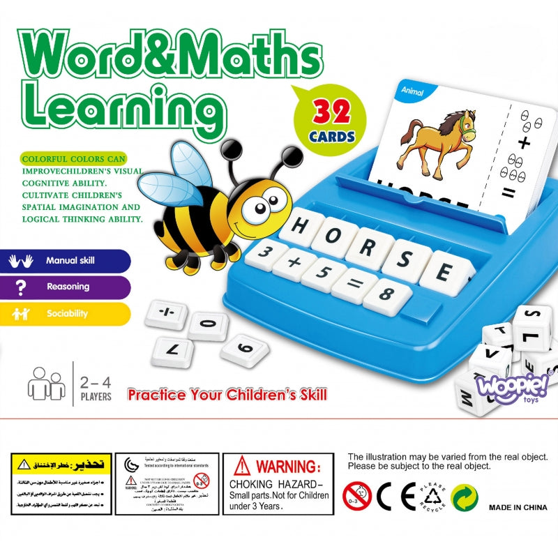 WOOPIE Pedagogiskt spel för att lära sig engelska och matematik