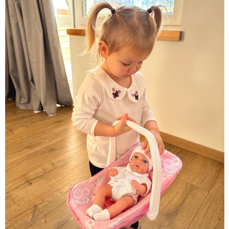 WOOPIE ROYAL Baby Doll Set 30,5 cm + Rosa Bärsele
