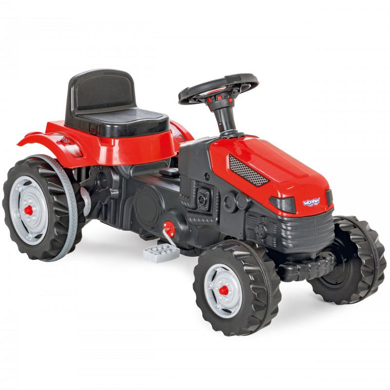 WOOPIE Pedal Traktor Farmer GoTrac Traktor Tysta hjul