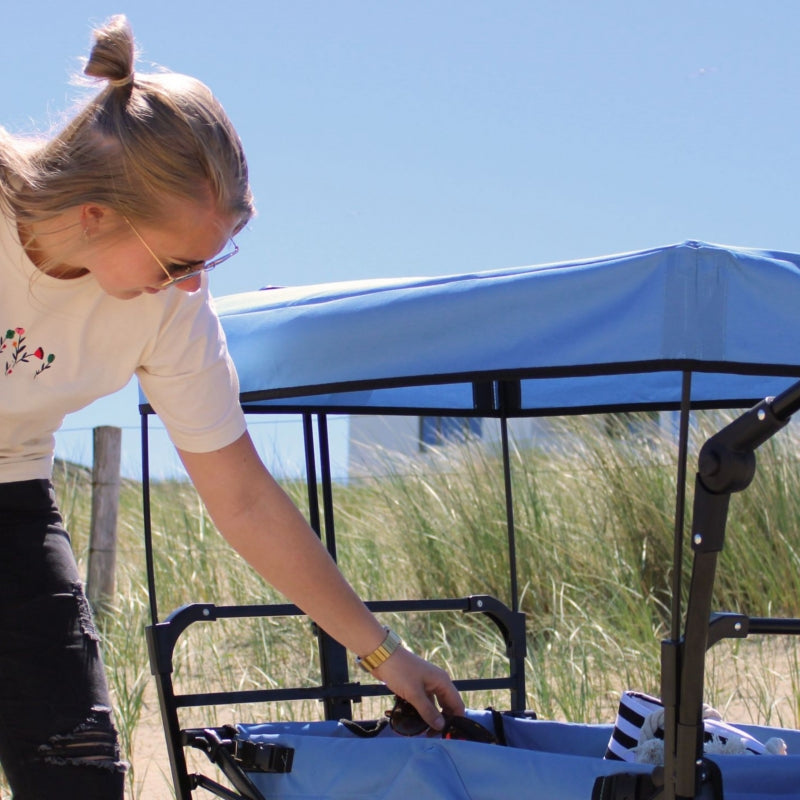 AXI Folding Beach Barnvagn med takbroms och väska 80Kg