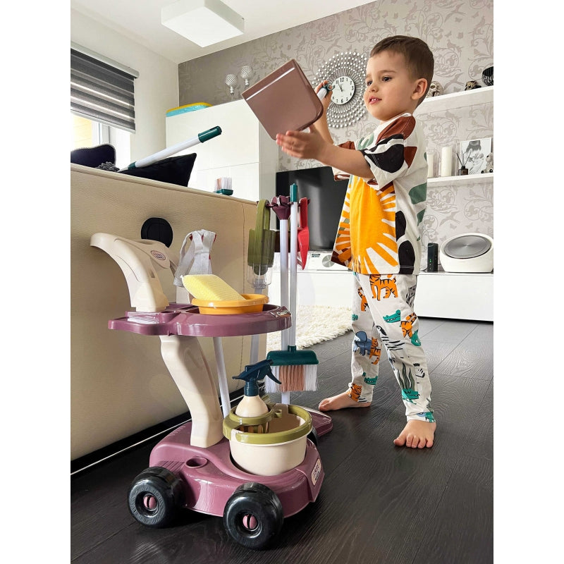 WOOPIE XXL Rengöringsset Vagn 3i1 26 st.