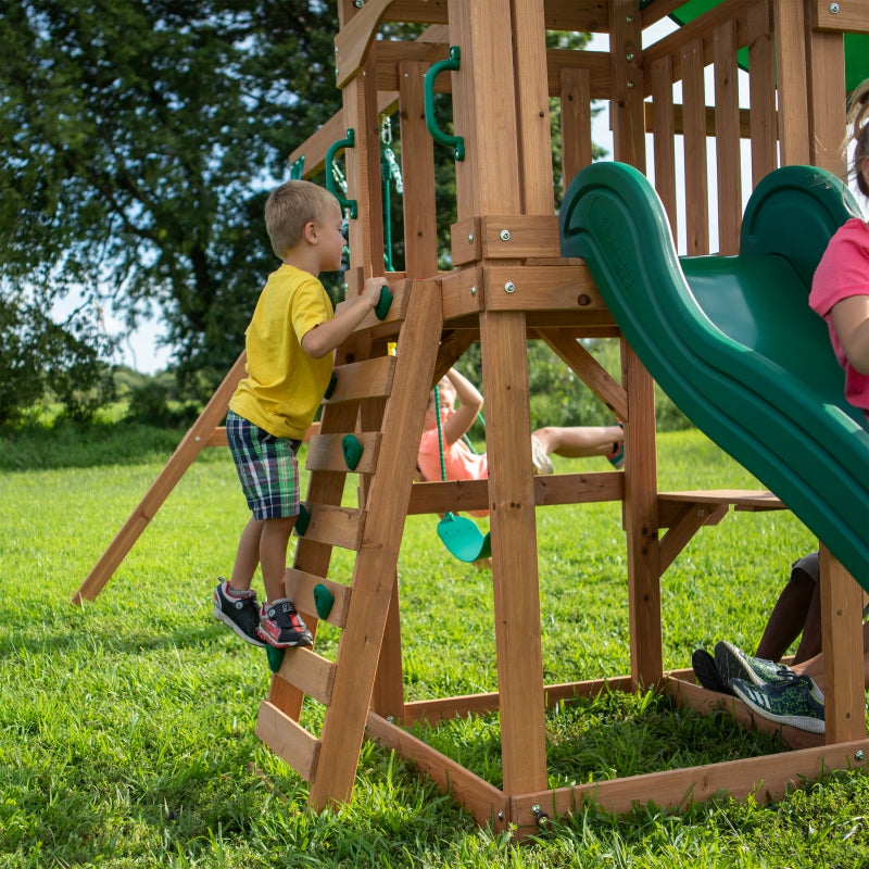 Backyard Discovery Belmont Wooden Playground 6in1