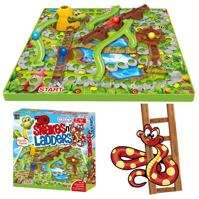 WOOPIE Ladders and Snakes Brädspel 5+