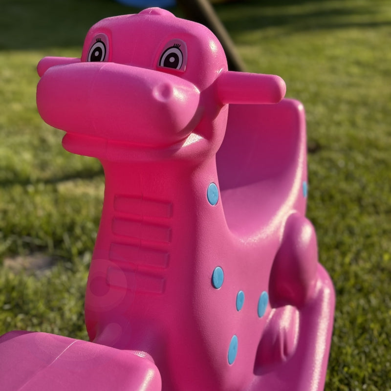 WOOPIE Multi-Seater Dino Balance Swing Rosa